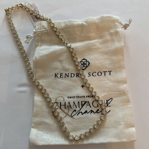 Kendra Scott x Champagne and Chanel Blake Tennis Necklace